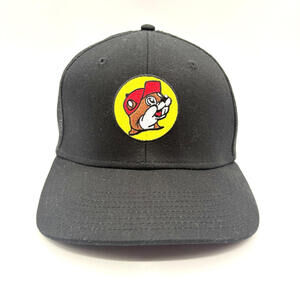Buc-ees Black Mesh Trucker Stretch Fit Cap